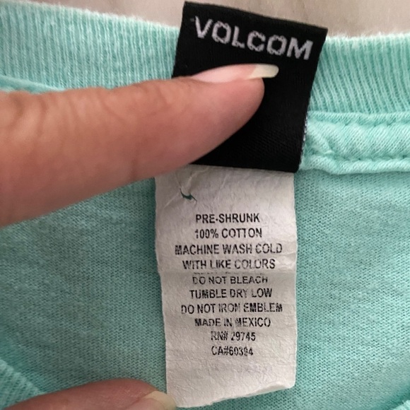 VOLCOM Stone Palm Tree Skate Tee Shirt Men M Medium - Picture 4 of 6